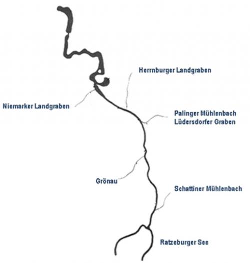 Zuflüsse der Wakenitz